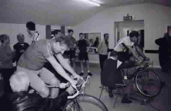 Roller Racing at the Clubroom
